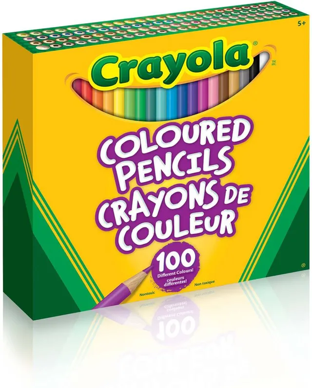 Crayola Sharpened Coloured Pencil Crayons, 60-pk