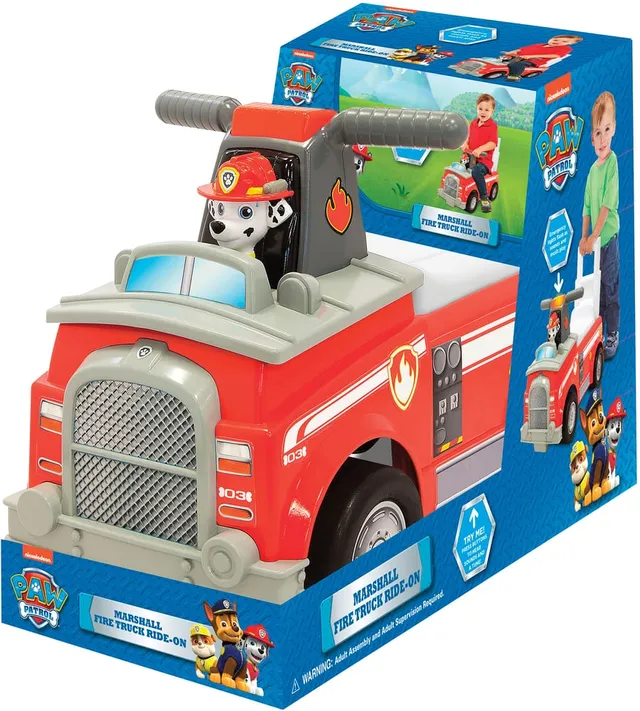 paw patrol chase fire truck