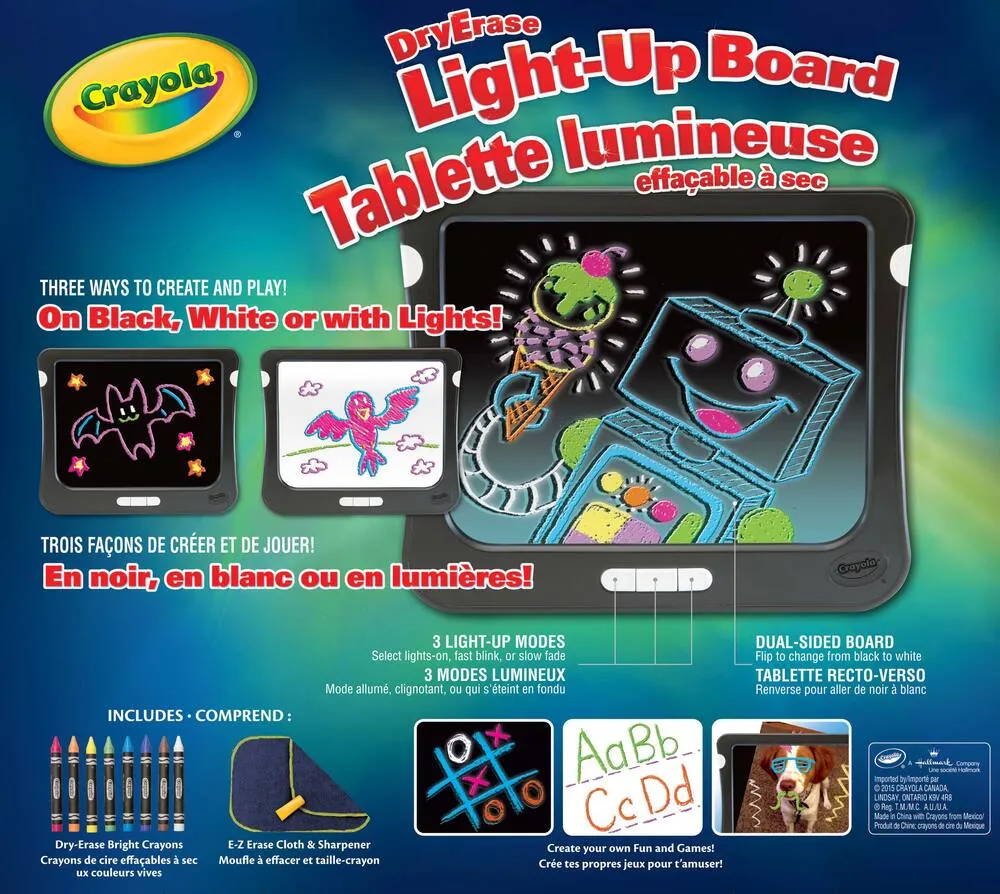 Dry-Erase Light-Up Board