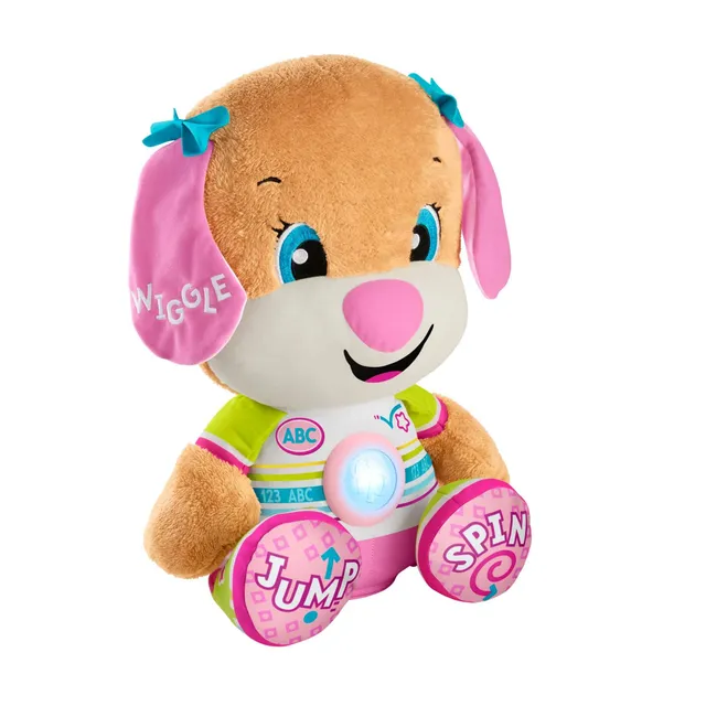 Fisher-Price Noise Making Sound Bites Plush Dog Toy