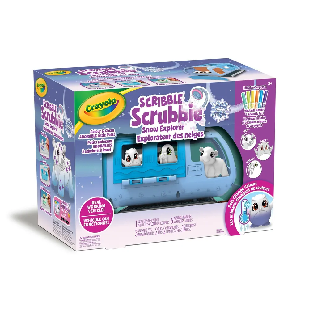 Crayola Scribble Scrubbie Pets Blue Lagoon Playset, Pet Toys For Girls &  Boys, Gifts For Kids Ages 3+