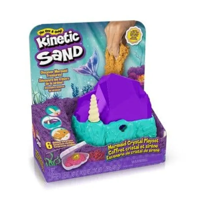 Kinetic Sand The Original Moldable Sensory Play Sand, Purple, 2 Pounds