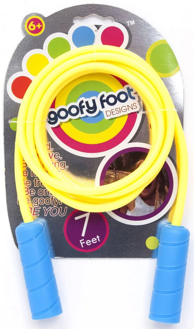 Goofy Foot Kids' Glitter LED Light-Up Ankle Skipper/Skip-It Toy