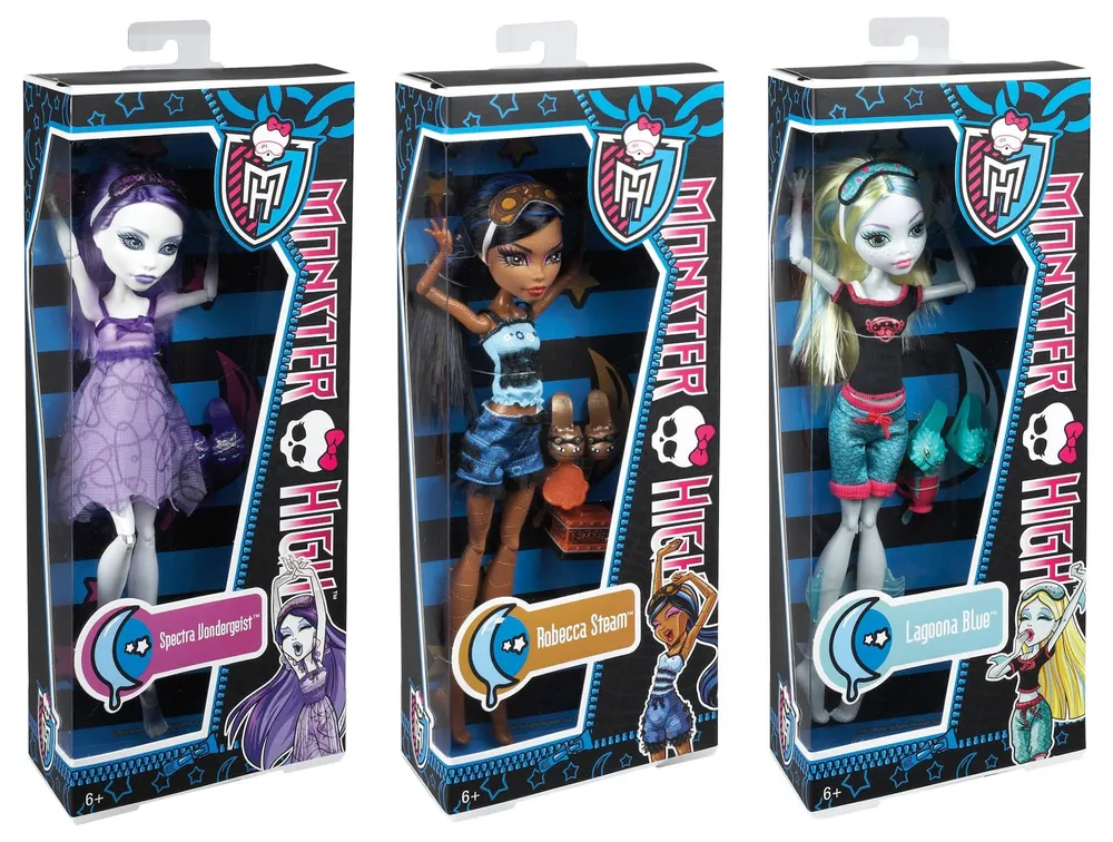 monster high dead tired dolls