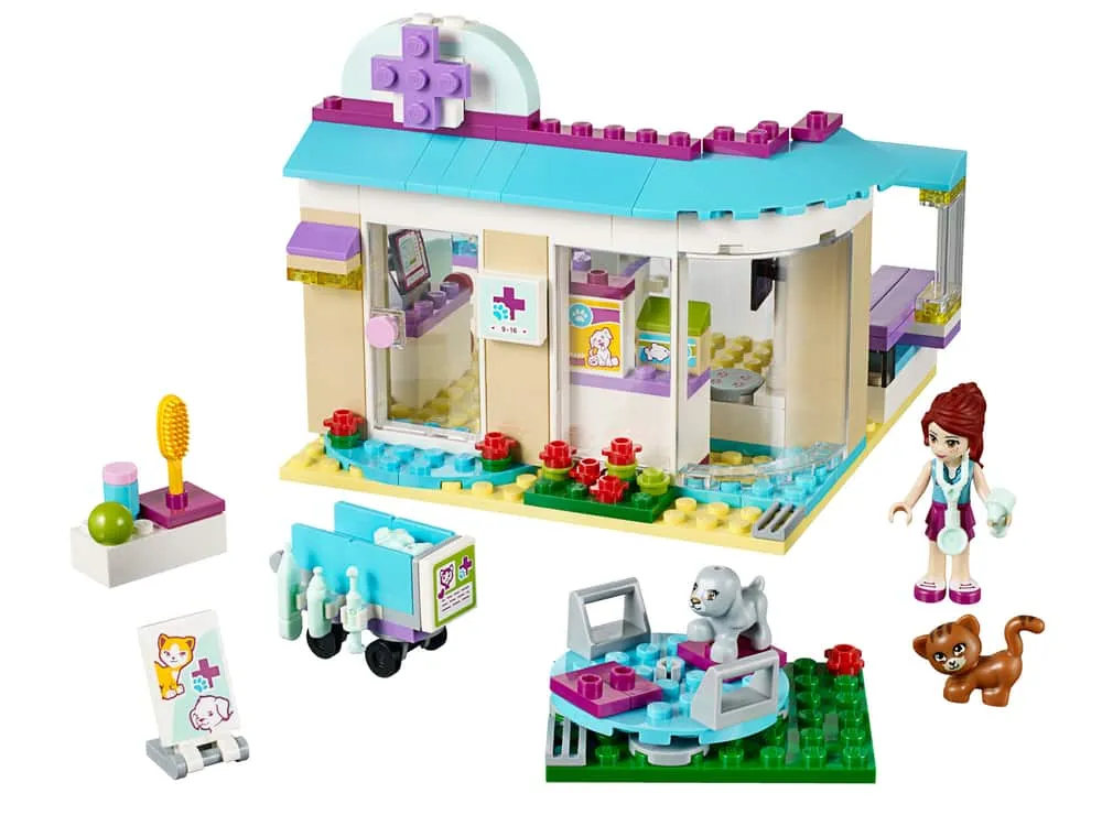 lego friends vet ambulance