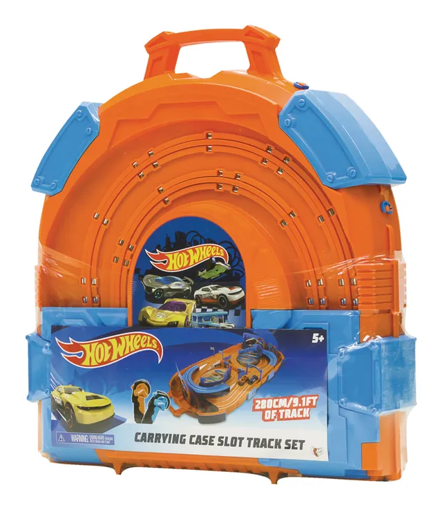 hot wheels carrying case slot track