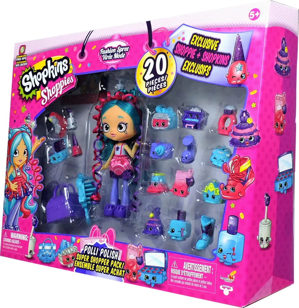 Giant Super Mall Shopkins Shoppies Doll Playset - Surprise Blind Bags - Toy  Video 