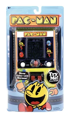 Pac-Man Mini Handheld Classic Arcade Game For Kids, Ages 8+