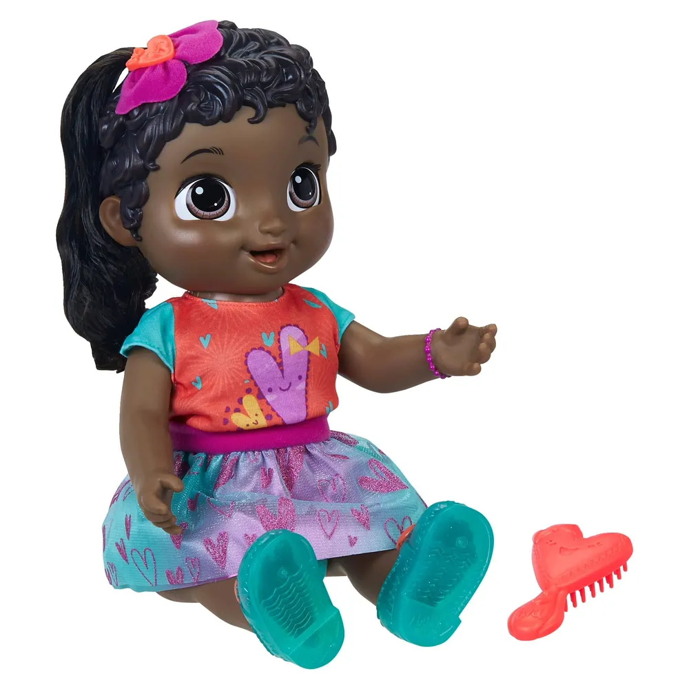 Baby Alive Princess Ellie Grows Up! Doll, 18-Inch Growing Talking Baby Doll  Toy for Kids Ages 3 and Up, Brown Hair - Baby Alive