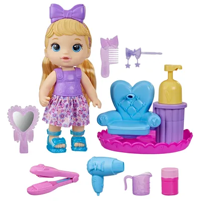 Baby Alive Sudsy Styling Baby Blonde Hair, Ages 3+