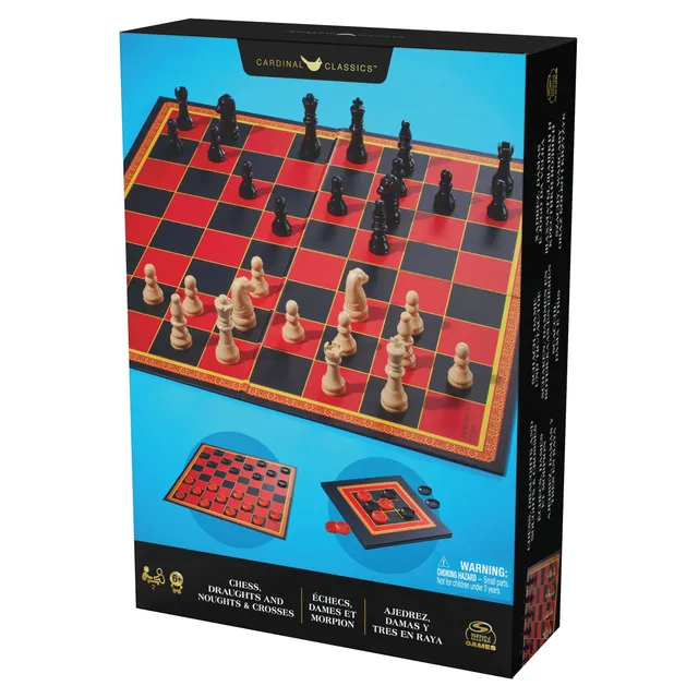 Cardinal Premium Wood Chess Board, Age 6+