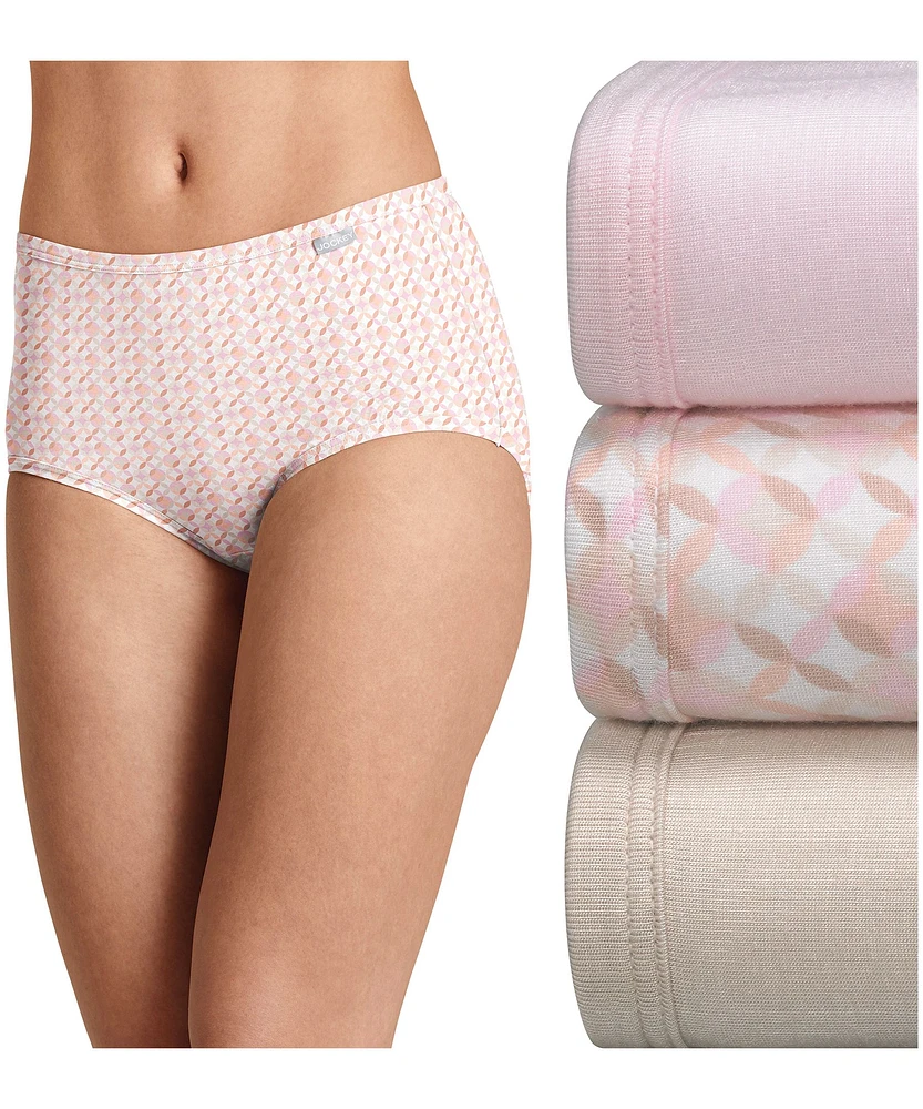 Jockey® Women's 3 Pack Elance Supersoft Brief Underwear