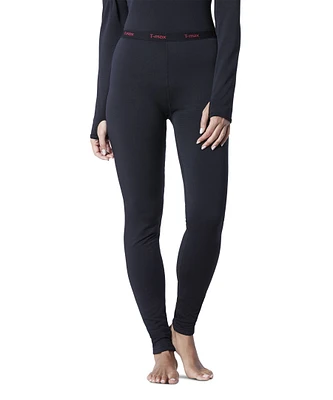 WindRiver Women's Grid T-MAX HEAT Fleece Pants - Black