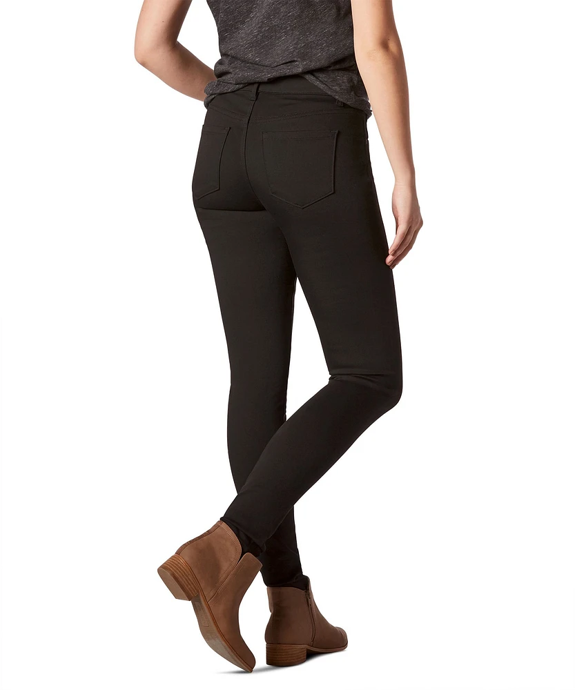 Women's Mid Rise Skinny Jeans - Black