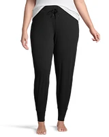 Shambhala Women's Mid Rise Live-In Comfort Fitted Jogger Pants