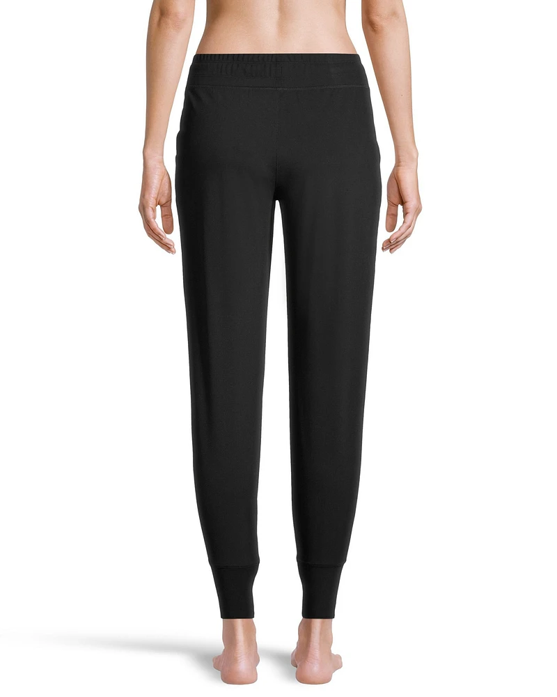 Shambhala Women's Mid Rise Live-In Comfort Fitted Jogger Pants