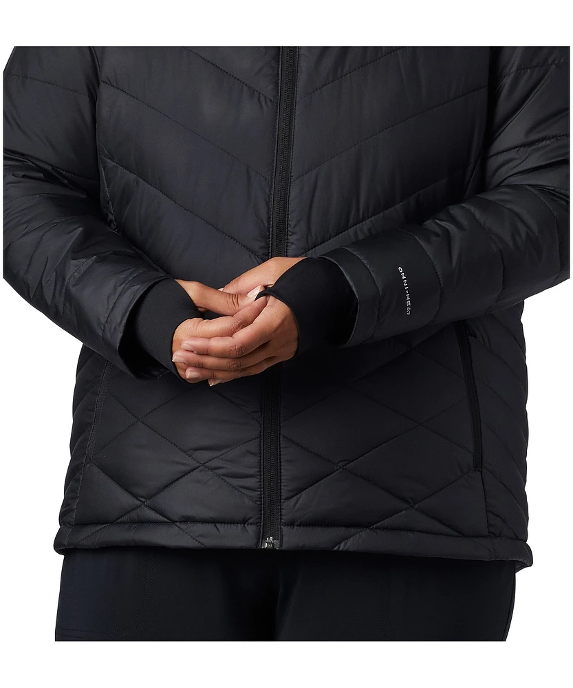 Columbia Women's Heavenly Omni-Heat Water Resistant Insulated Hooded Jacket