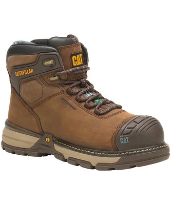 CAT Women's Excavator Superlite 6 Inch Composite Toe Plate Waterproof Work Boot