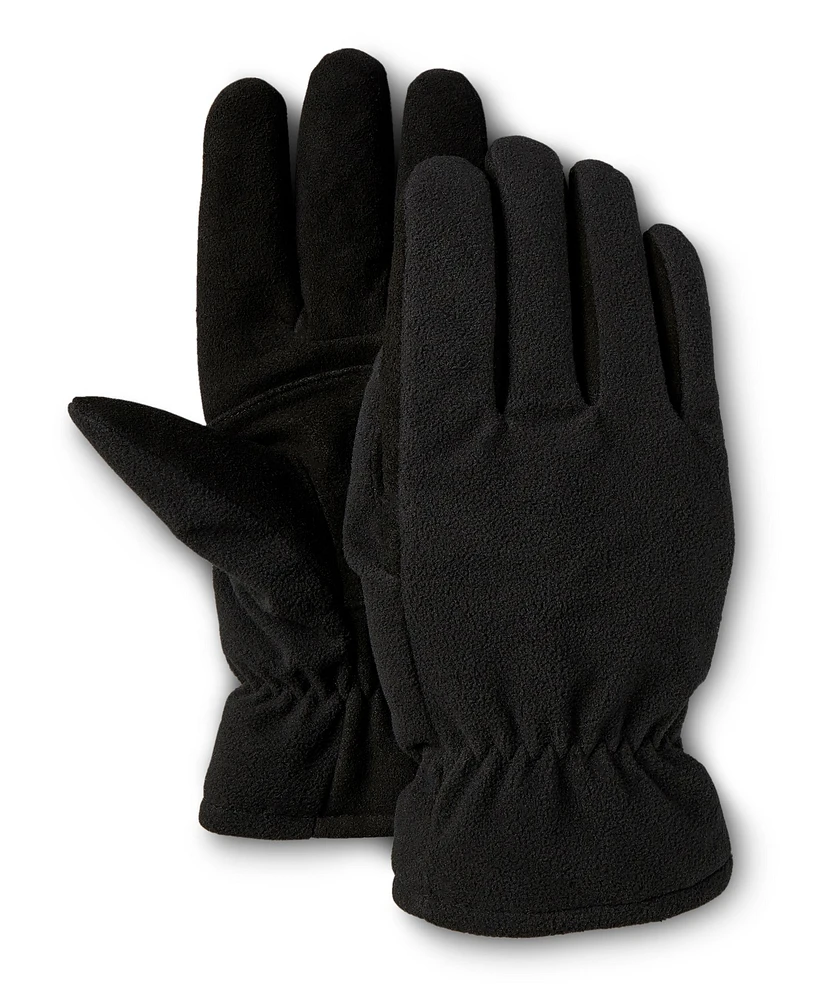 WindRiver Men's Fleece/Suede Gloves With T-Max