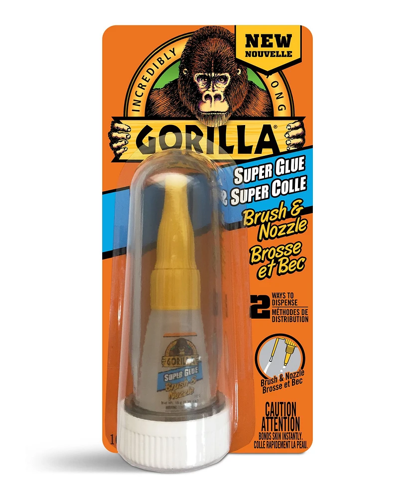 Gorilla Glue 10 g Super Glue Brush And Nozzle