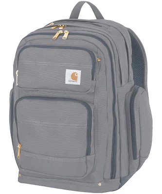 Carhartt Unisex Deluxe Water Repellent Work Backpack with Padded Computer Pouch - Grey