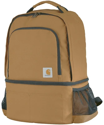 Carhartt 12 Can Water Repellent Insulated 2 in 1 Cooler Backpack - Carhartt Brown