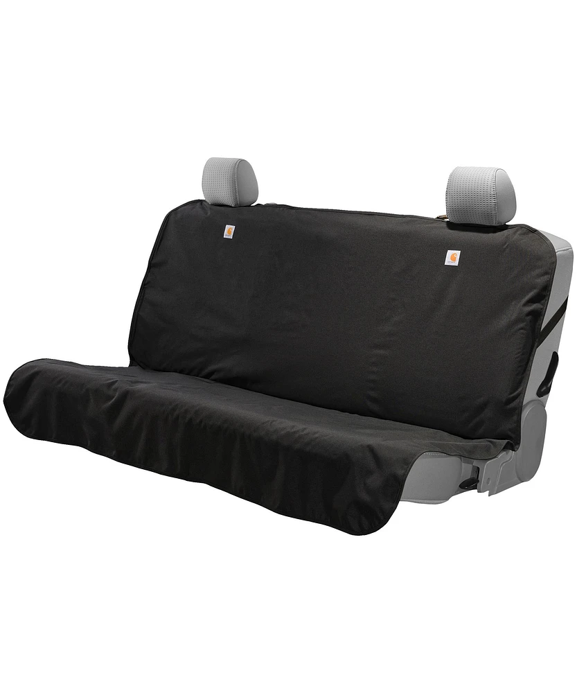 Carhartt Dog and Pet Water Repellent Coverall Bench Seat Cover - Black