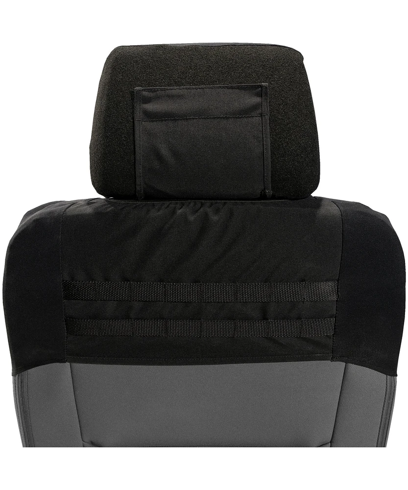 Carhartt Universal Water Repellent Cordura Fabric Low Back Car Seat Cover - Black