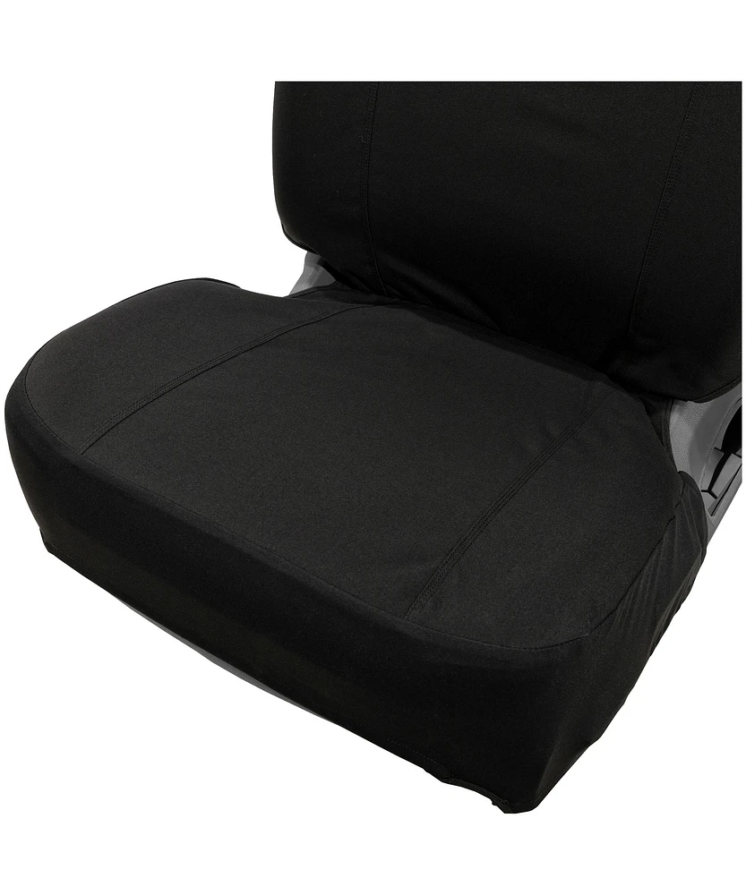 Carhartt Universal Water Repellent Cordura Fabric Low Back Car Seat Cover - Black