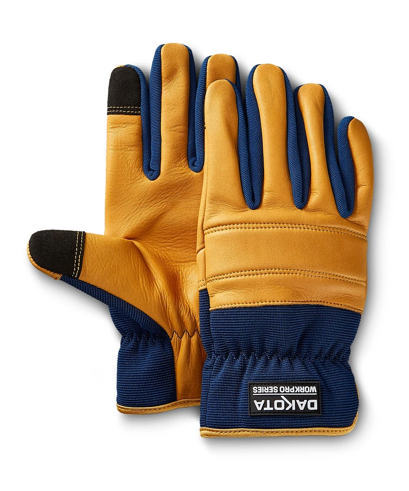 Dakota WorkPro Series Dryhide Cowhide and Spandex Driver Glove