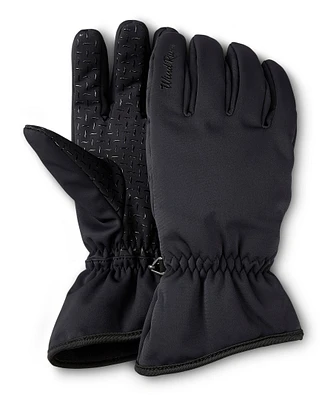 WindRiver Men's Grip Palm Softshell Gloves - Black