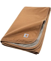 Carhartt Unisex Firm Duck Sherpa-Lined Water Repellent Blanket