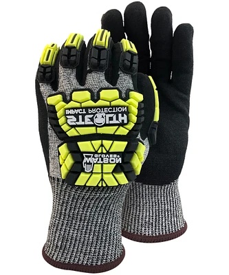 Watson Gloves Men's Stealth Hellcat Cut Resistant Work - Yellow Black