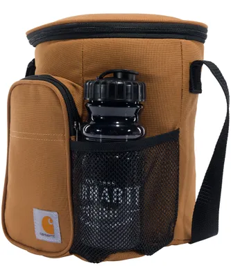 Carhartt Rain Defender Water Repellent Insulated 10 Can Vertical Cooler Bag with Water Bottle