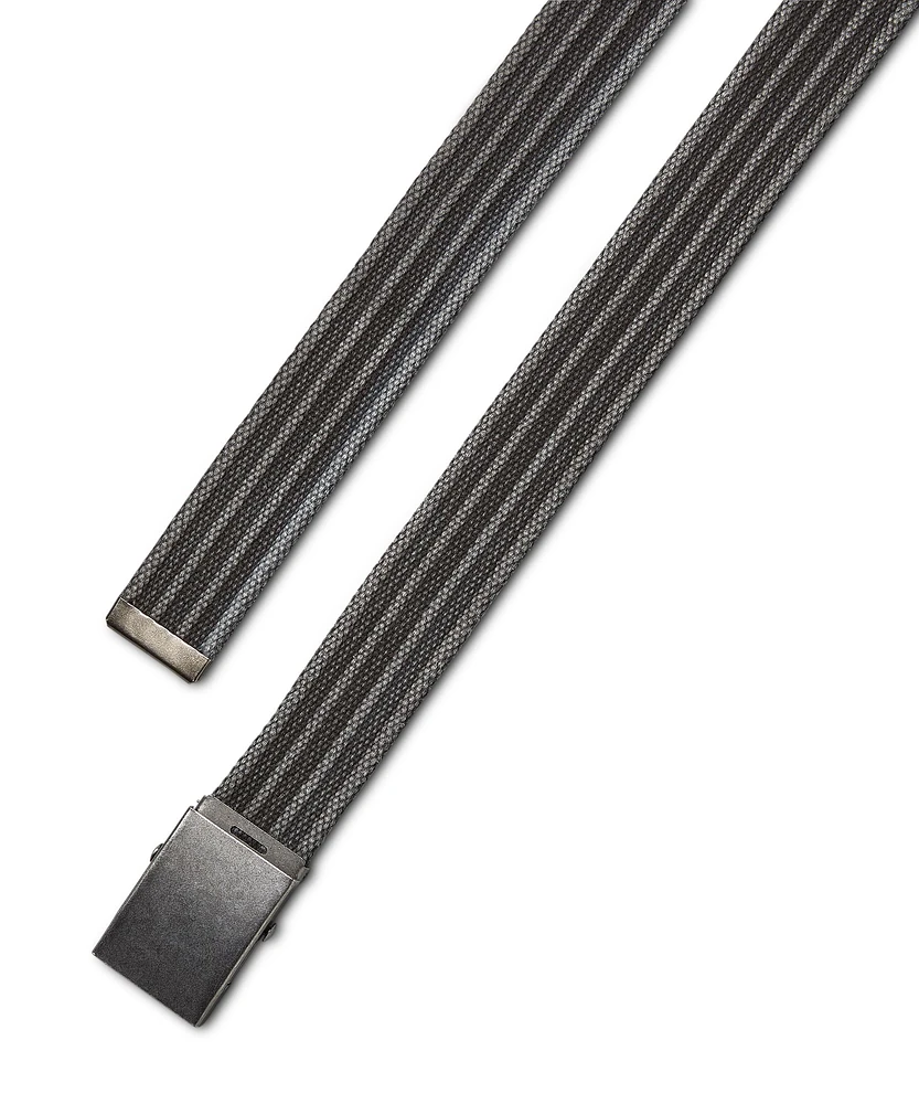 Denver Hayes Men's Distressed Polyester Web Belt