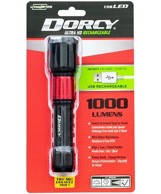 Dorcy USB Rechargeable LED Aluminum Flashlight - 1000 Lumen