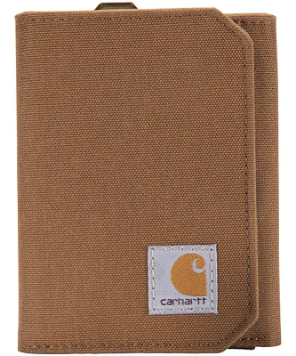 Carhartt Men's Nylon Duck Trifold Wallet - Brown