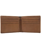 Carhartt Men's Saddle Leather Bifold Wallet - Brown