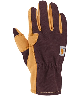 Carhartt Women's Synthetic Leather Open Cuff Gloves