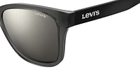 Levi's Unisex Plastic Framed Grey Sunglasses