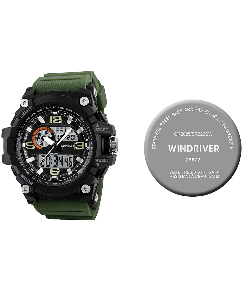 WindRiver Analogue Digital Water Resistant Watch