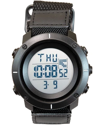 WindRiver Digital Water Resistant Watch with Velcro Strap