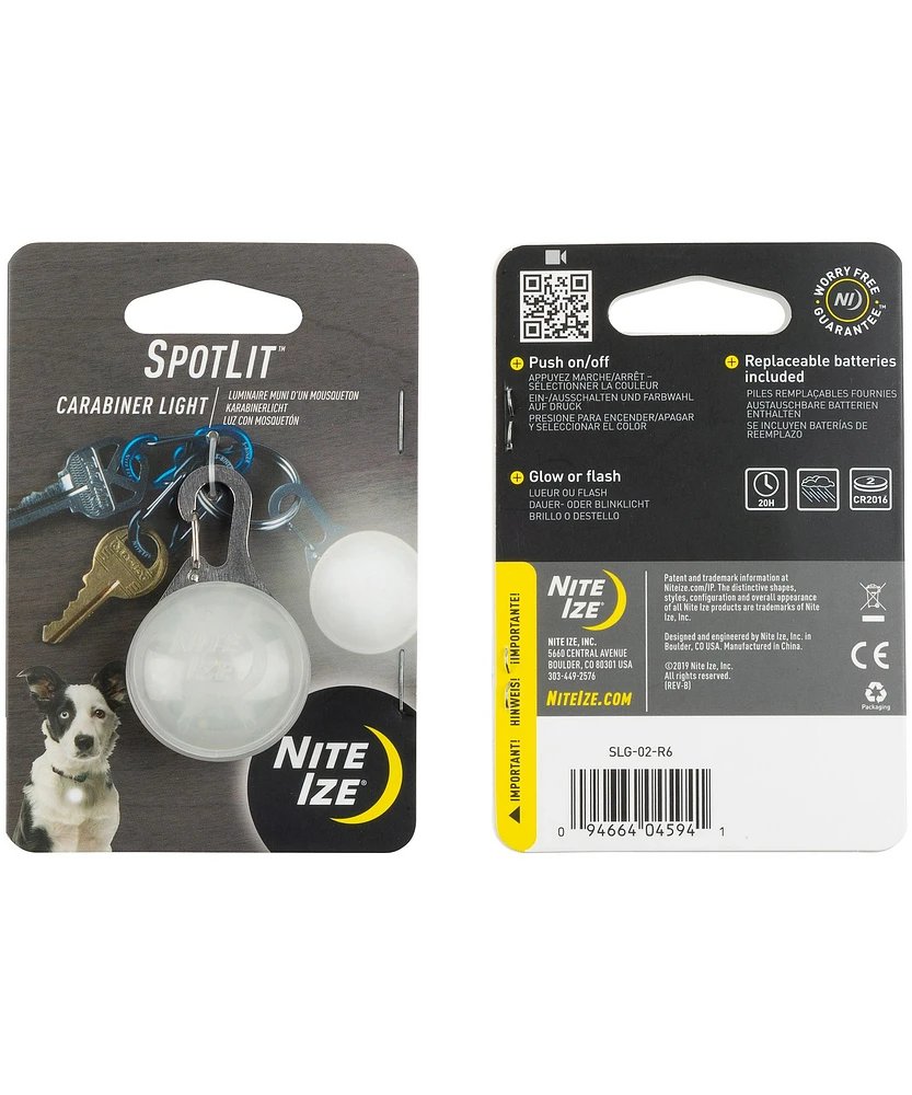 Nite Ize Spotlit LED Carabiner Light Stainless