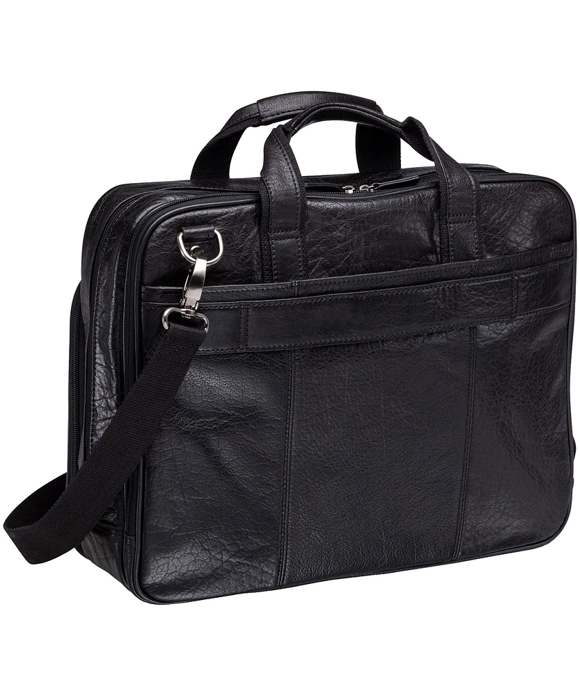 Mancini Arizona Double Compartment Briefcase