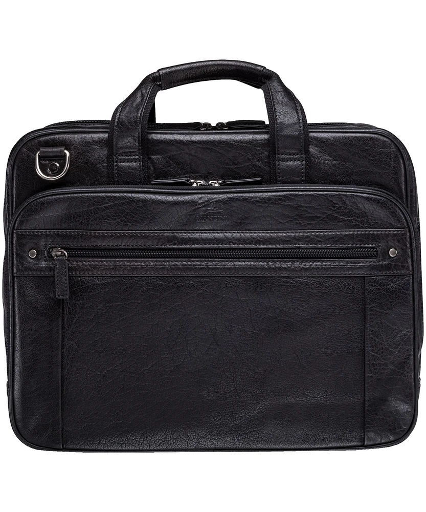 Mancini Arizona Double Compartment Briefcase