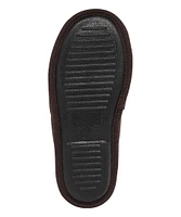 WindRiver Men's Woven Memory Foam Scuff Slipper