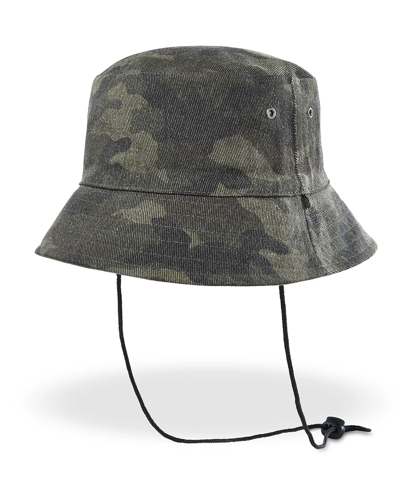 WindRiver Reversible Pigment Dyed Cotton Twill Bucket Hat