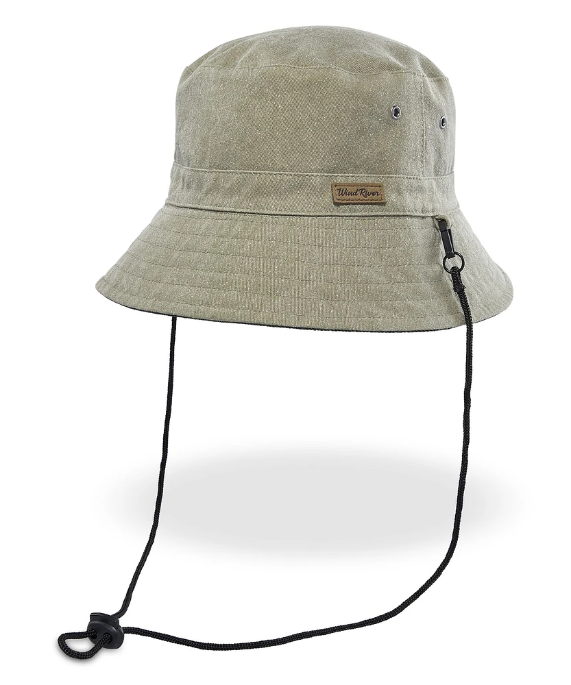 WindRiver Reversible Pigment Dyed Cotton Twill Bucket Hat