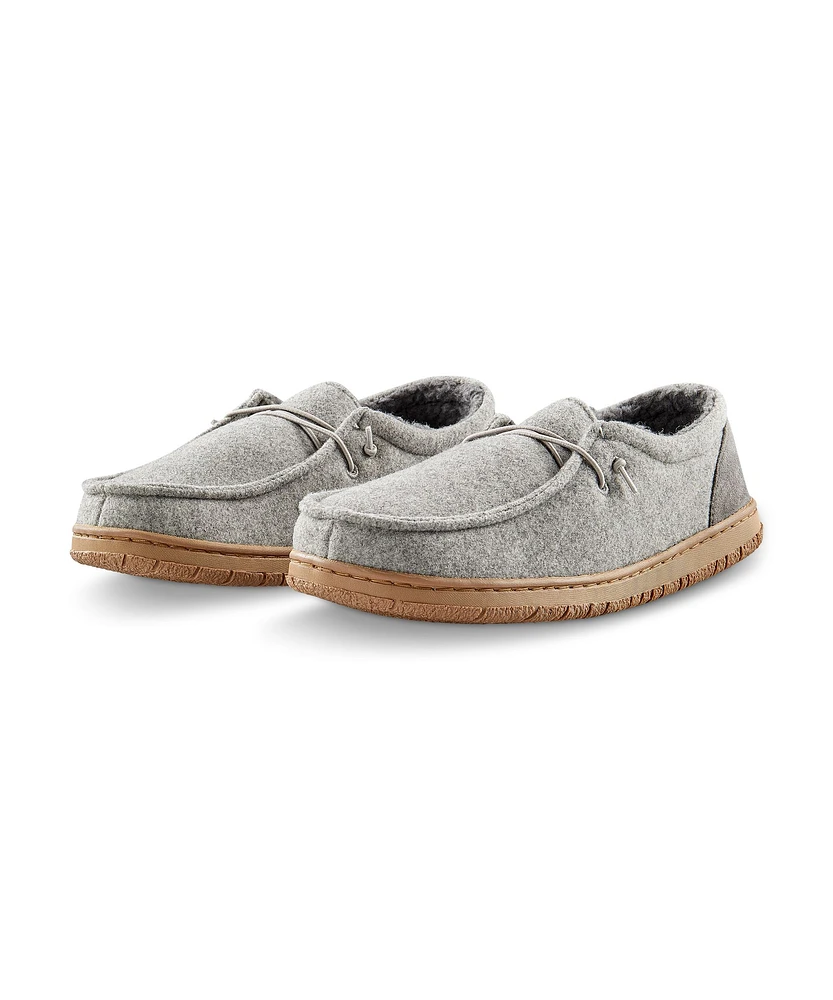 WindRiver Men's Lightweight Lined Felt Slippers