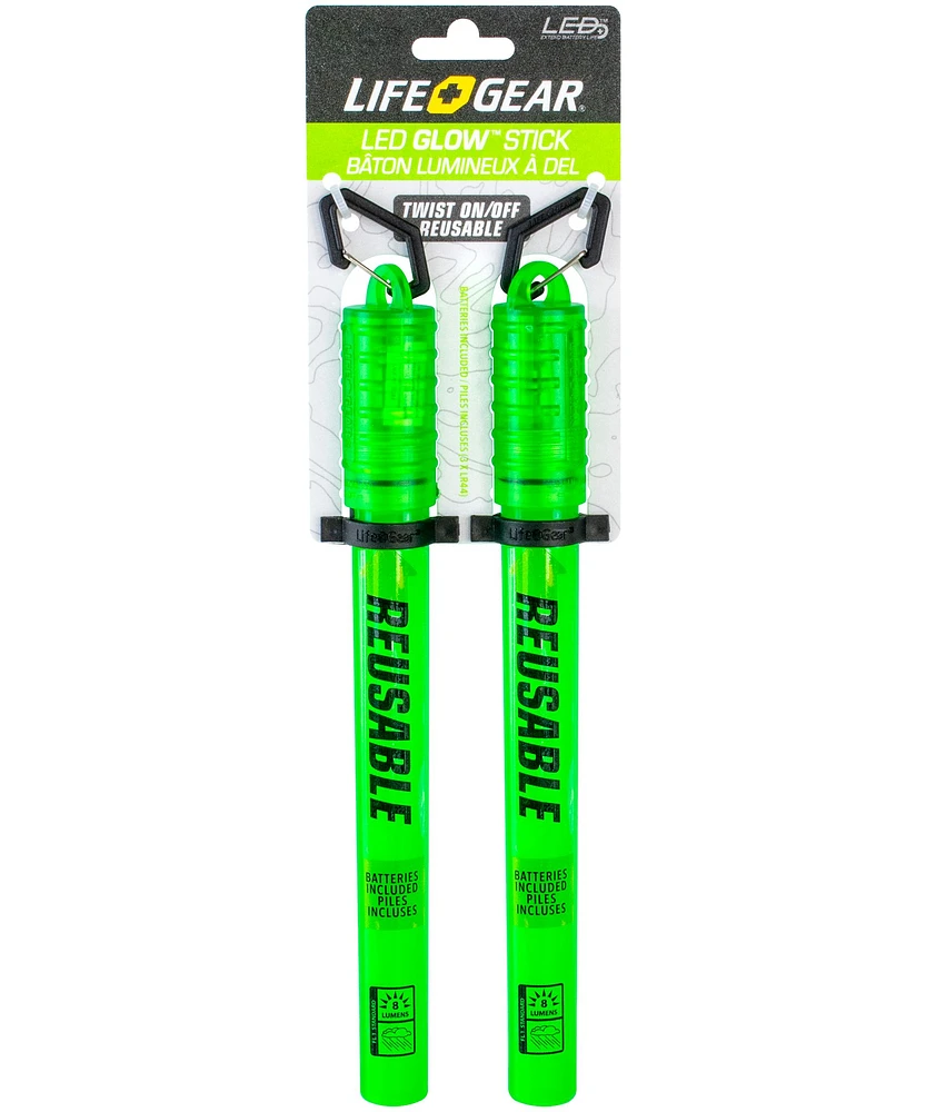 Dorcy Reusable Green Glowsticks